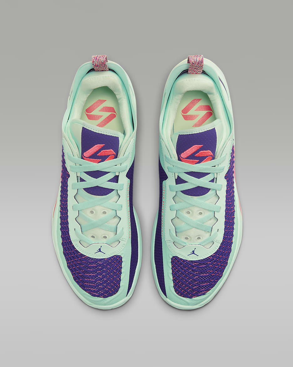 Blue pink and purple nike shoes deals